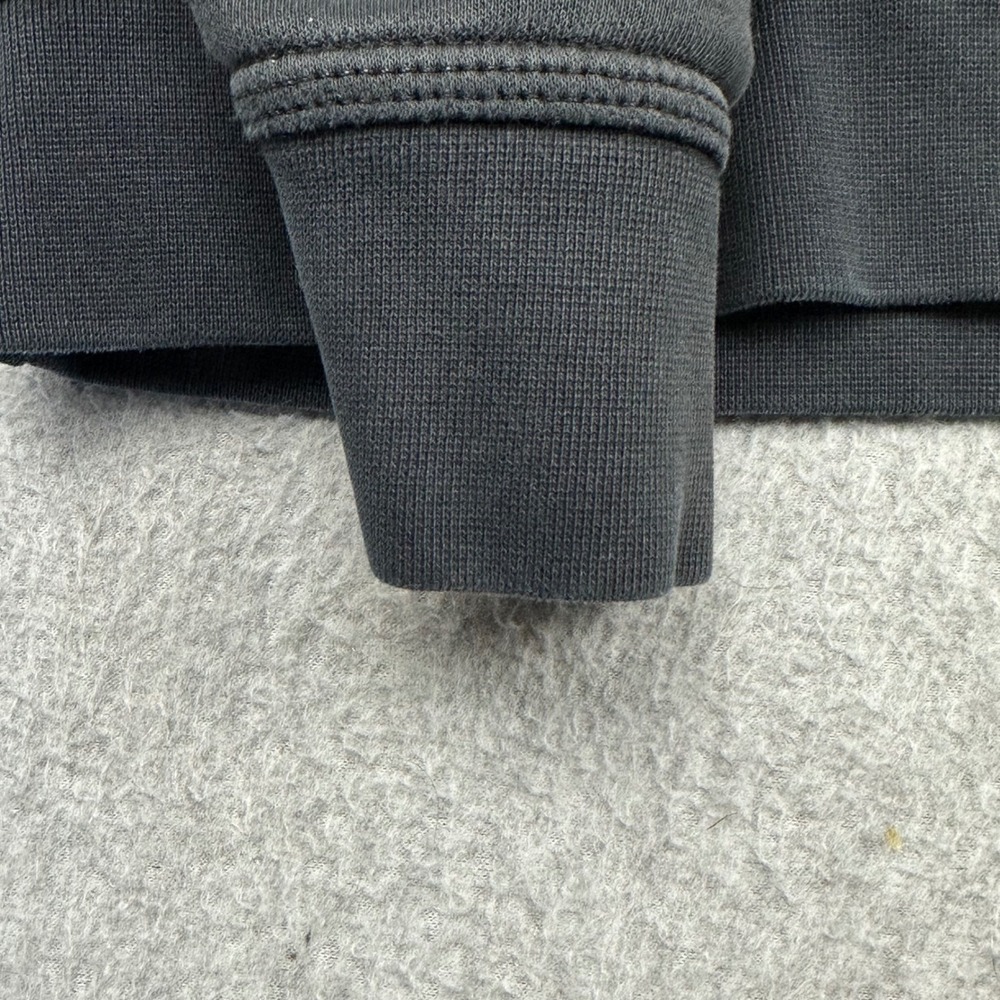 Nike Mens XL Embroidered Swoosh Hoodie Faded Black Pullover Fleece Sweatshirt - Picture 5 of 12